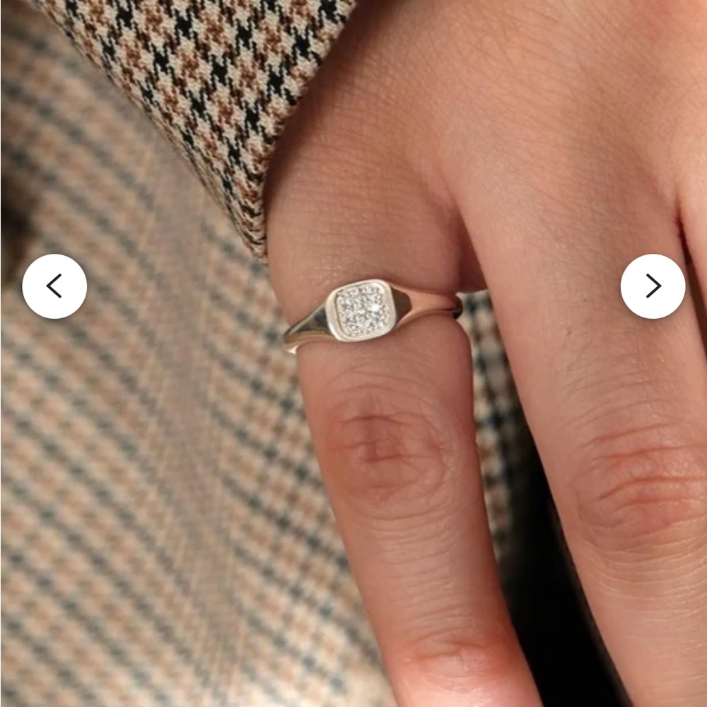 Silver pinky ring size 2 & 3/4